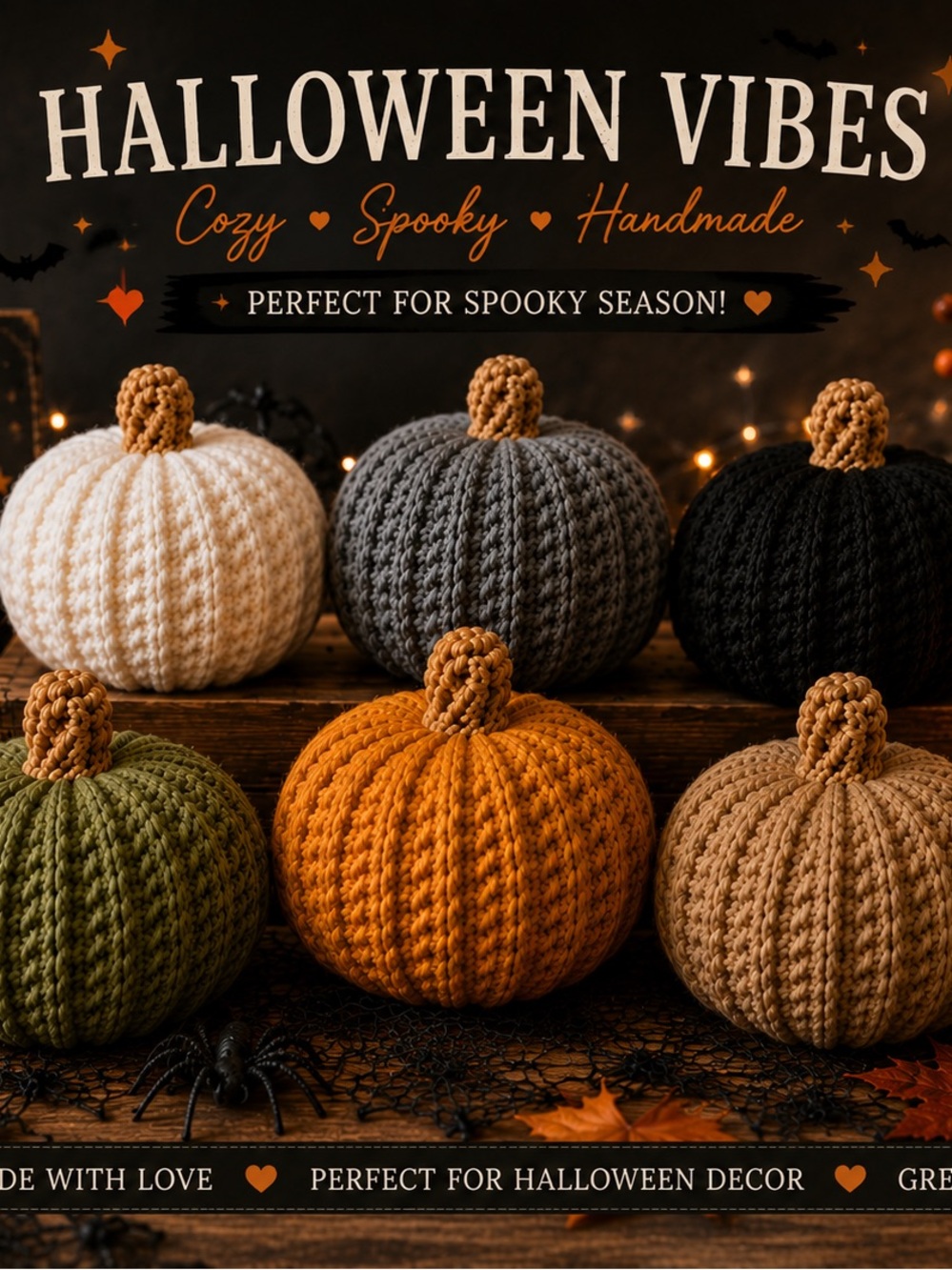 Textured Pumpkin Accent Decor